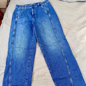 Madewell tapered denim trousers
